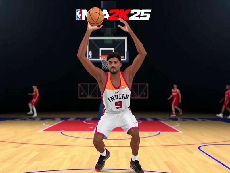 NBA 2K25 Rising Stars Career Mode showing an Indian player in a local tournament